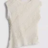 Asymmetrisches Spitzen-Tanktop Asymmetrisches Spitzen-Tanktop