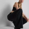 Athleisure-Hose mit weitem Bein