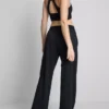 Athleisure-Hose mit weitem Bein