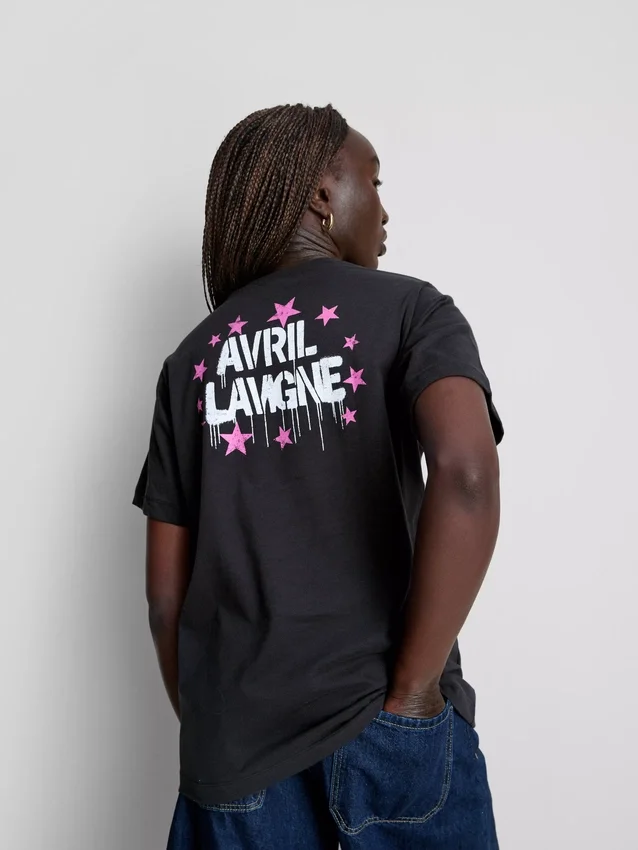 Avril Lavigne Grafik-T-Shirt aus Baumwolle Avril Lavigne Grafik-T-Shirt aus Baumwolle
