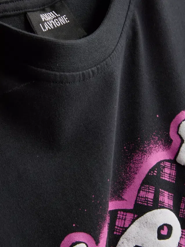Avril Lavigne Grafik-T-Shirt aus Baumwolle Avril Lavigne Grafik-T-Shirt aus Baumwolle