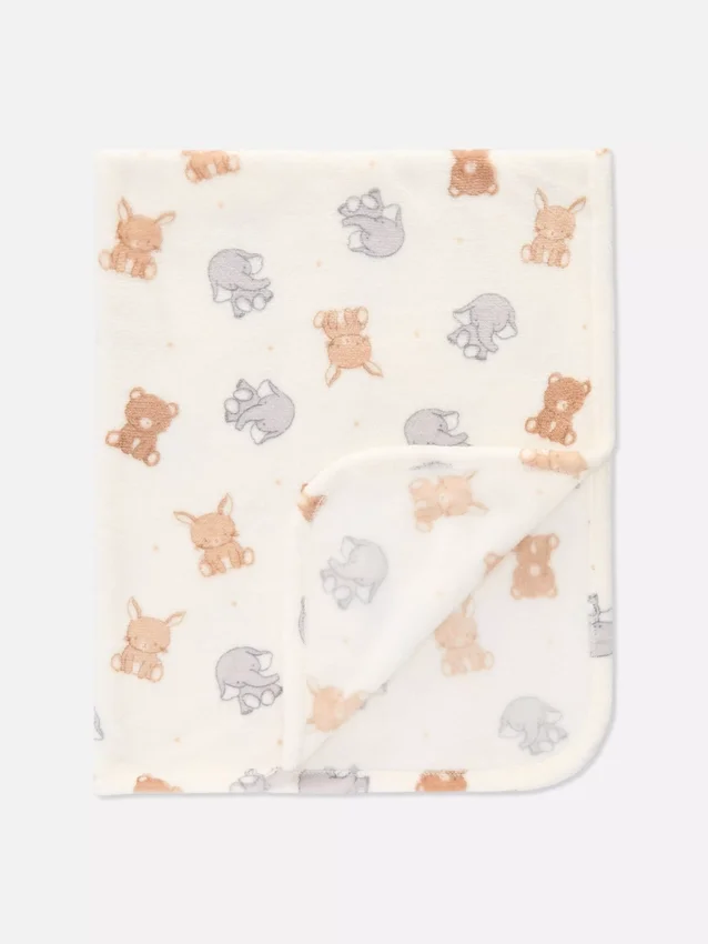 Baby-Decke aus Tierfleece Baby-Decke aus Tierfleece