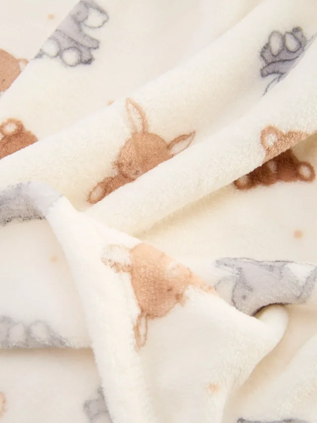 Baby-Decke aus Tierfleece Baby-Decke aus Tierfleece