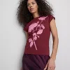 Baby-T-Shirt aus Baumwolle mit Blumendruck Baby-T-Shirt aus Baumwolle mit Blumendruck