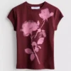Baby-T-Shirt aus Baumwolle mit Blumendruck Baby-T-Shirt aus Baumwolle mit Blumendruck