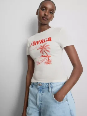 Baby-T-Shirt „Havana“ mit Grafikprint aus baumwollreicher Zusammensetzung