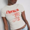 Baby-T-Shirt „Havana“ mit Grafikprint aus baumwollreicher Zusammensetzung Baby-T-Shirt „Havana“ mit Grafikprint aus baumwollreicher Zusammensetzung
