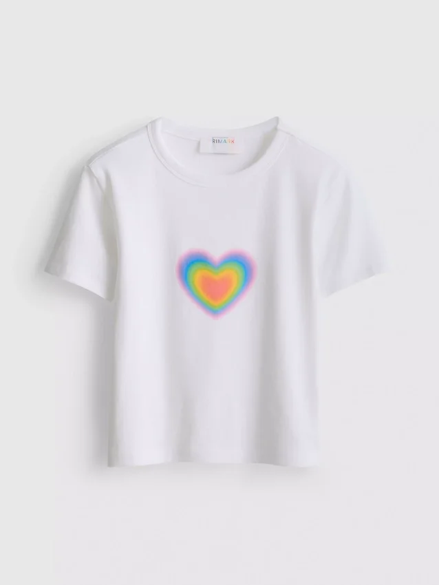 Baby-T-Shirt „Pride Heart“ mit hohem Baumwollanteil Baby-T-Shirt „Pride Heart“ mit hohem Baumwollanteil