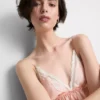 Babydoll-Bralette aus Satin und Spitze für die Braut Babydoll-Bralette aus Satin und Spitze für die Braut