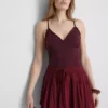 Babydoll-Top mit V-Ausschnitt Babydoll-Top mit V-Ausschnitt