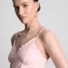 Babydoll-Top mit V-Ausschnitt Babydoll-Top mit V-Ausschnitt