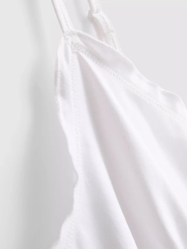 Babydoll-Top mit V-Ausschnitt Babydoll-Top mit V-Ausschnitt