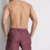 Badehose mit Kordelzug und geometrischem Muster Badehose mit Kordelzug und geometrischem Muster