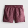 Badehose mit Kordelzug und geometrischem Muster Badehose mit Kordelzug und geometrischem Muster