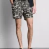 Badeshorts mit abstraktem Print Badeshorts mit abstraktem Print