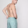 Badeshorts mit Blattstickerei Badeshorts mit Blattstickerei