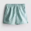 Badeshorts mit Blattstickerei Badeshorts mit Blattstickerei