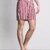 Badeshorts mit Liegestuhl-Streifenmuster Badeshorts mit Liegestuhl-Streifenmuster