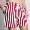 Badeshorts mit Liegestuhl-Streifenmuster Badeshorts mit Liegestuhl-Streifenmuster