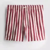 Badeshorts mit Liegestuhl-Streifenmuster Badeshorts mit Liegestuhl-Streifenmuster