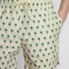 Badeshorts mit Palmen-Strukturmuster Badeshorts mit Palmen-Strukturmuster