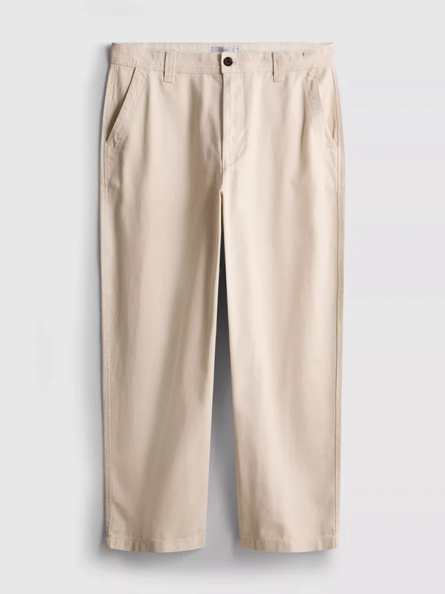 Baggy-Chinos mit mittlerer Leibhöhe Baggy-Chinos mit mittlerer Leibhöhe