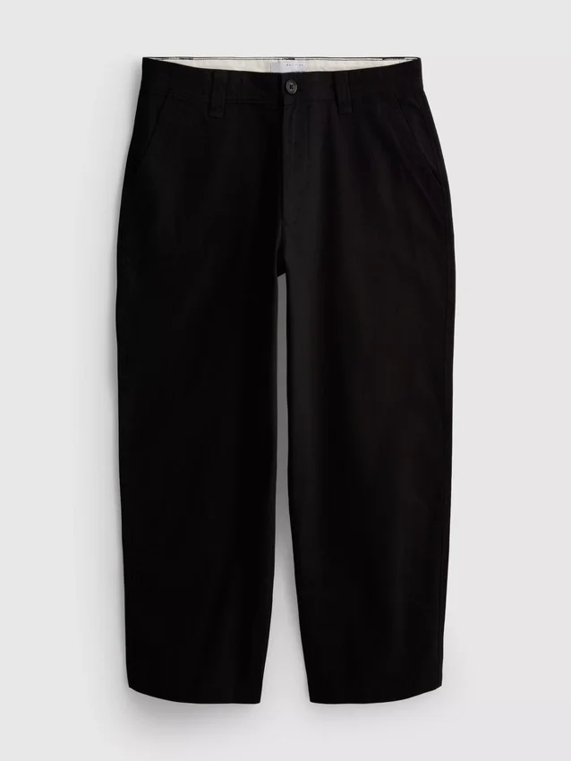 Baggy-Chinos mit mittlerer Leibhöhe Baggy-Chinos mit mittlerer Leibhöhe