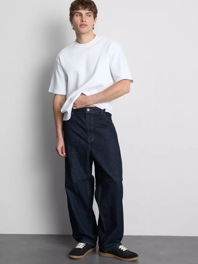 Baggy-Jeans mit mittlerer Leibhöhe Baggy-Jeans mit mittlerer Leibhöhe