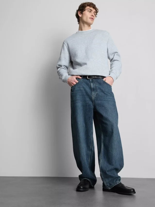Baggy-Jeans mit mittlerer Leibhöhe Baggy-Jeans mit mittlerer Leibhöhe