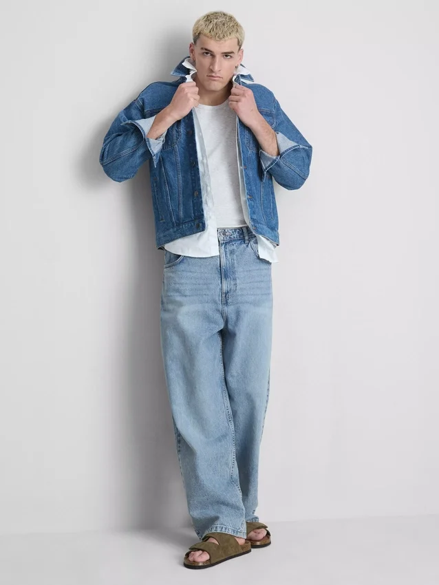 Baggy-Jeans mit mittlerer Leibhöhe Baggy-Jeans mit mittlerer Leibhöhe