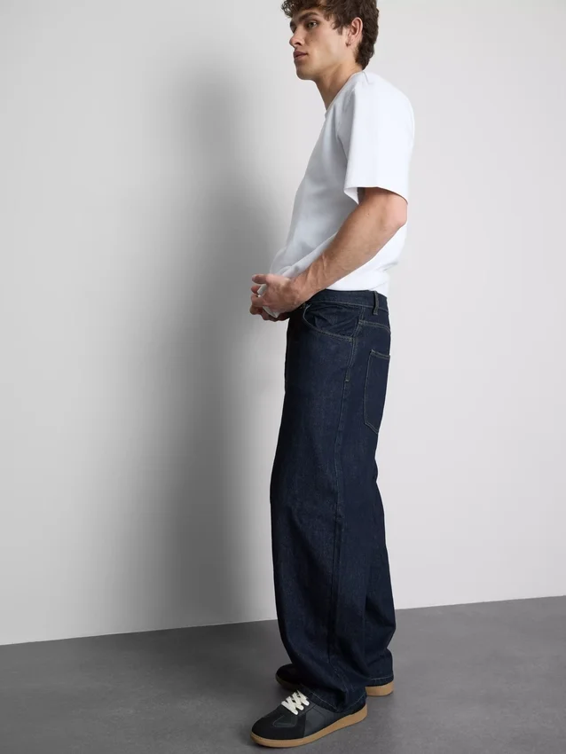 Baggy-Jeans mit mittlerer Leibhöhe Baggy-Jeans mit mittlerer Leibhöhe