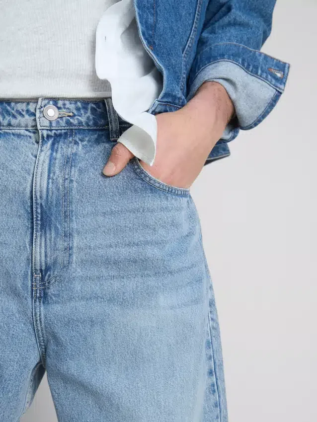 Baggy-Jeans mit mittlerer Leibhöhe Baggy-Jeans mit mittlerer Leibhöhe