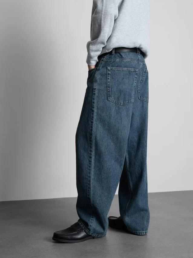Baggy-Jeans mit mittlerer Leibhöhe Baggy-Jeans mit mittlerer Leibhöhe