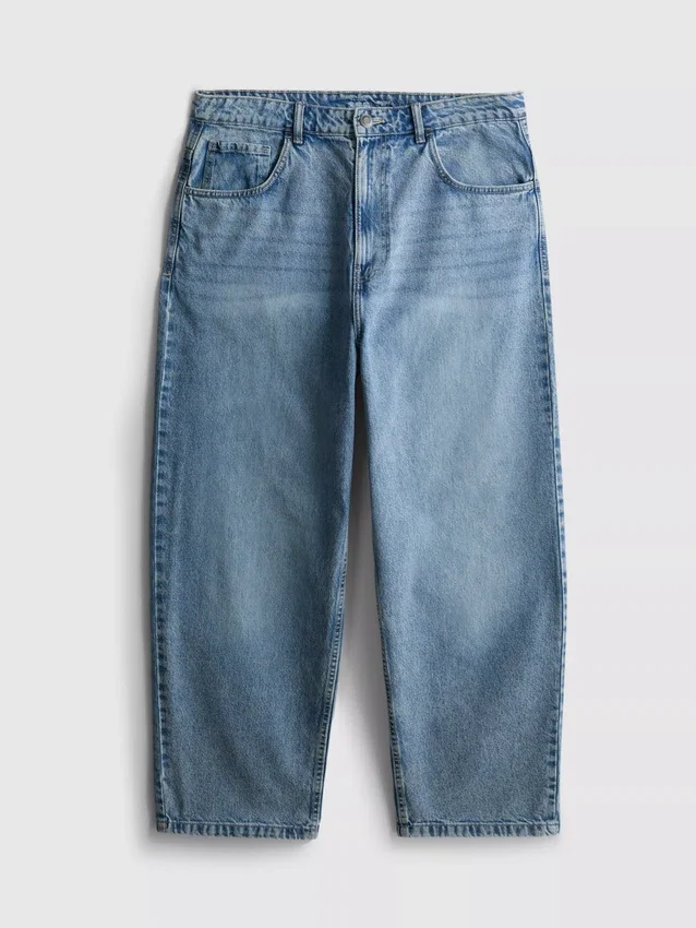 Baggy-Jeans mit mittlerer Leibhöhe Baggy-Jeans mit mittlerer Leibhöhe