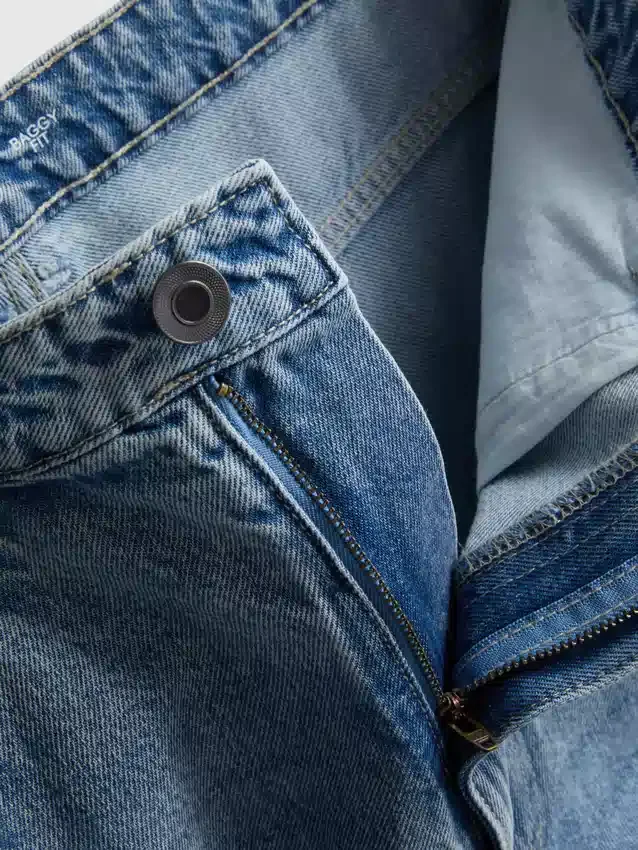 Baggy-Jeans mit mittlerer Leibhöhe Baggy-Jeans mit mittlerer Leibhöhe