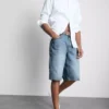 Baggy-Jeans-Shorts mit mittlerer Leibhöhe Baggy-Jeans-Shorts mit mittlerer Leibhöhe