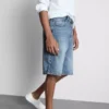 Baggy-Jeans-Shorts mit mittlerer Leibhöhe Baggy-Jeans-Shorts mit mittlerer Leibhöhe