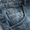 Baggy-Jeans-Shorts mit mittlerer Leibhöhe Baggy-Jeans-Shorts mit mittlerer Leibhöhe
