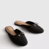 Ballerina-Sandalen mit Schleifenverzierung
