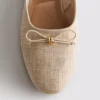 Ballerina-Sandalen mit Schleifenverzierung
