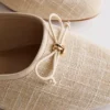 Ballerina-Sandalen mit Schleifenverzierung