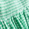 Bandeau-Mini-Kleid aus Baumwoll-Gingham Bandeau-Mini-Kleid aus Baumwoll-Gingham