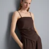 Bandeau-Top mit Hanky-Saum Bandeau-Top mit Hanky-Saum