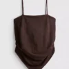 Bandeau-Top mit Hanky-Saum Bandeau-Top mit Hanky-Saum