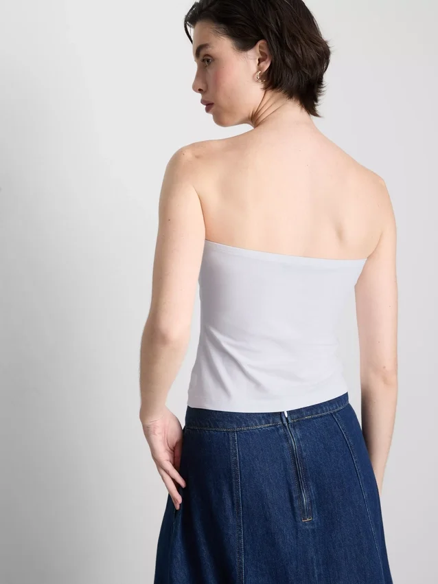 Bandeau-Top mit hohem Baumwollanteil Bandeau-Top mit hohem Baumwollanteil
