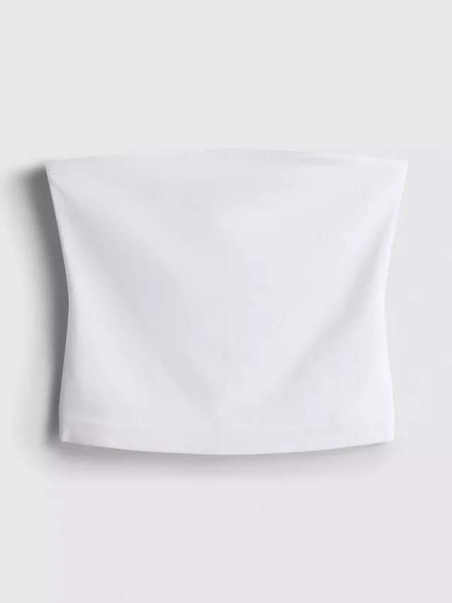 Bandeau-Top mit hohem Baumwollanteil Bandeau-Top mit hohem Baumwollanteil