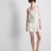 Baumwoll-Cami-Top im verkürzten Schnitt mit Cutwork-Design Baumwoll-Cami-Top im verkürzten Schnitt mit Cutwork-Design