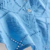 Baumwoll-Cami-Top im verkürzten Schnitt mit Cutwork-Design Baumwoll-Cami-Top im verkürzten Schnitt mit Cutwork-Design