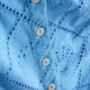 Baumwoll-Cami-Top im verkürzten Schnitt mit Cutwork-Design Baumwoll-Cami-Top im verkürzten Schnitt mit Cutwork-Design