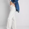 Baumwoll-Denim-Jeans mit geradem Bein Baumwoll-Denim-Jeans mit geradem Bein